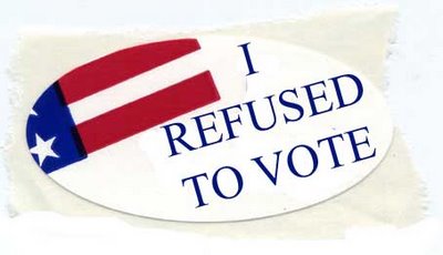 I Refused to Vote